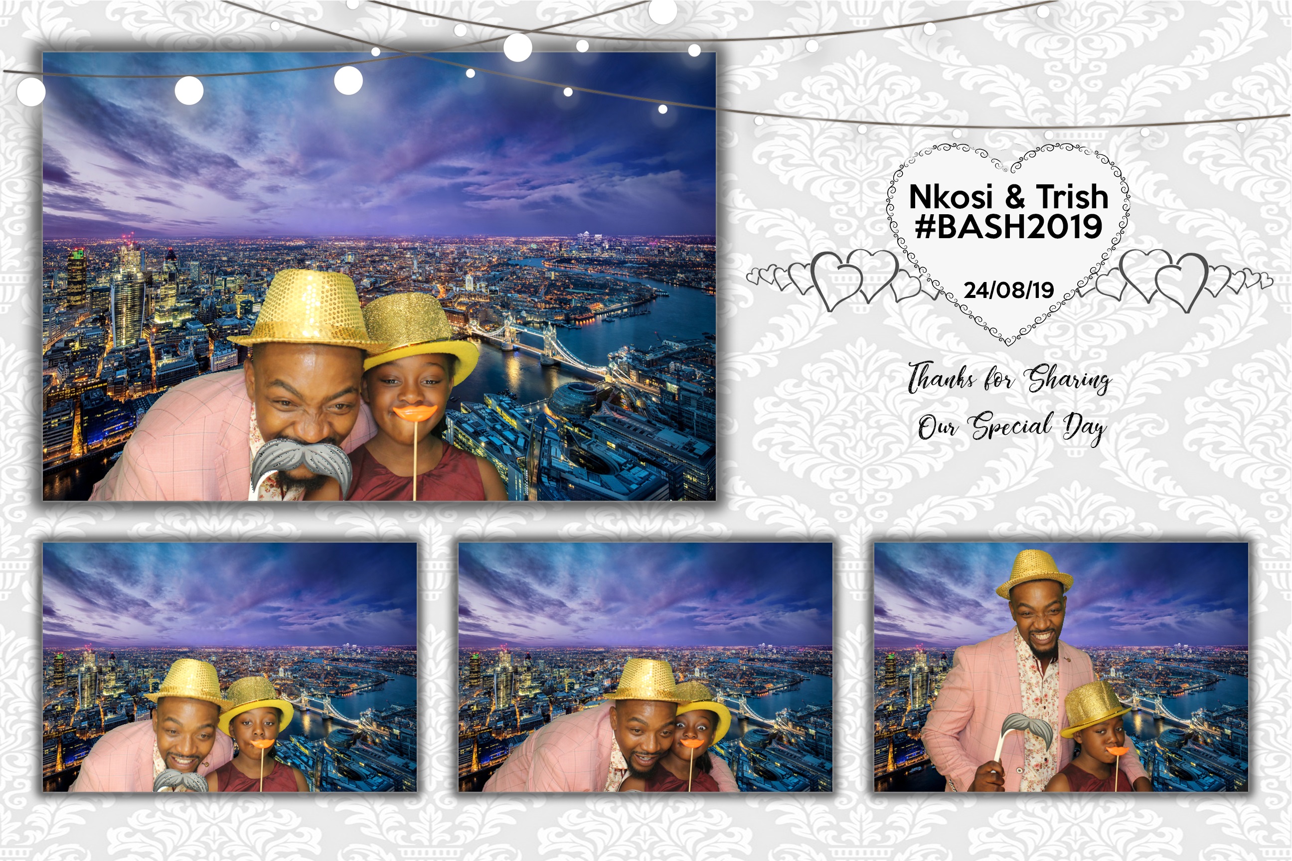 Nkosi & Trish's Wedding  | View more photos from the event at images.mobile-photo-booth.com/u/MobilePhotoBoothUK/Nkosi-Trishs-Wedding